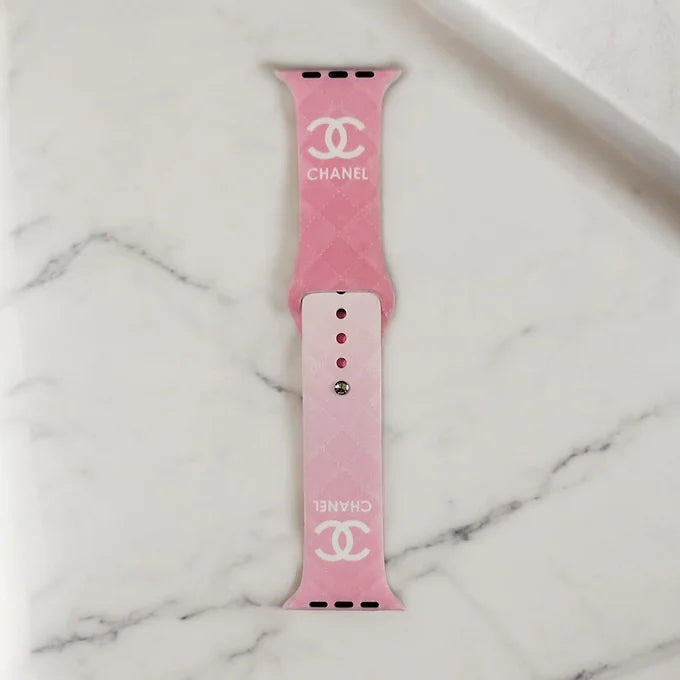 Chic Ombré Quilted Silicone Apple Watch Band