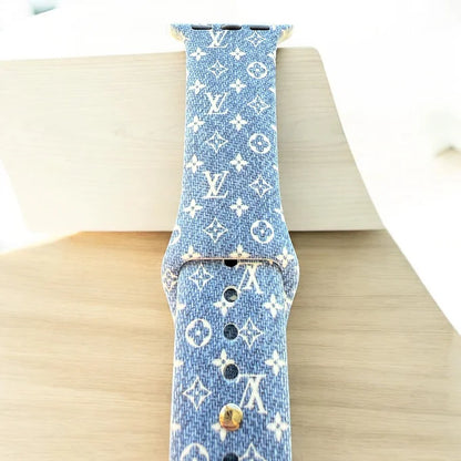 Denim Londyn Silicone Apple Watch Band