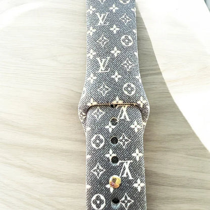 Denim Londyn Silicone Apple Watch Band