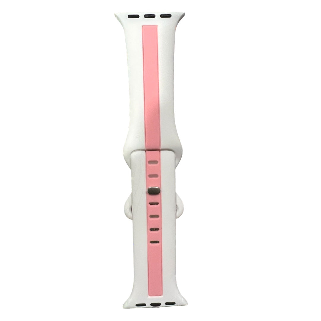 Stripe Silicone Apple Watch Band