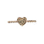 Rhinestone Heart Watch Band Charm