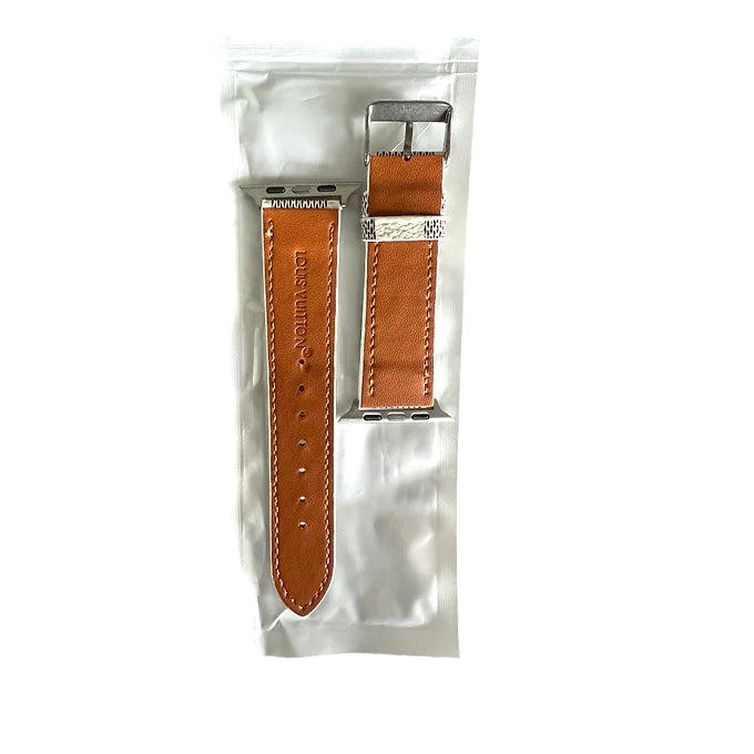 Lynelle Checkered Vegan Leather Apple Watch Band