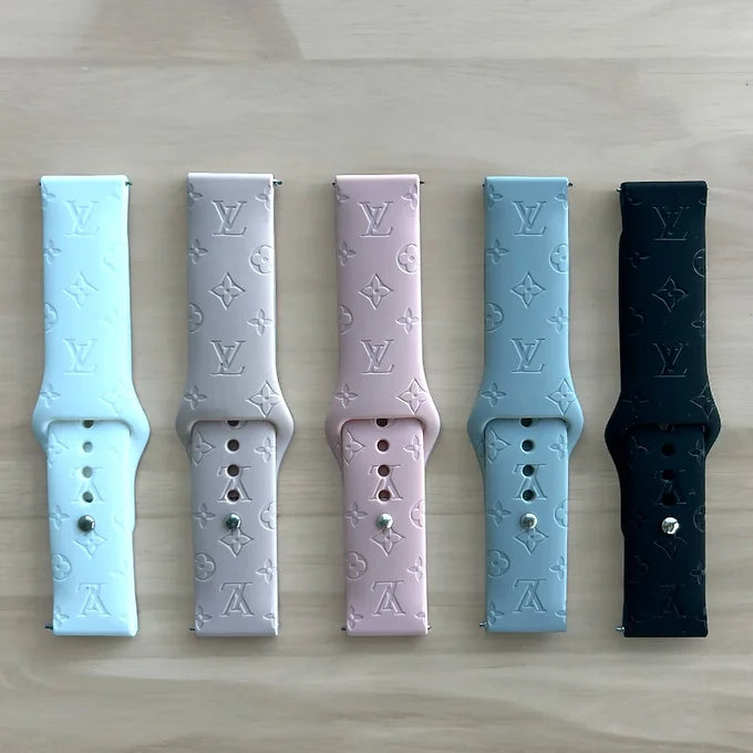 Luna 20/22mm Silicone Watch Band