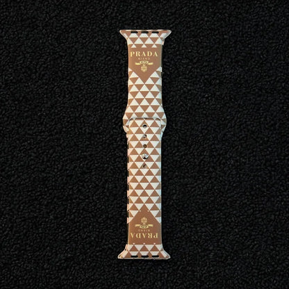 Presley Triangle Print Silicone  Apple Watch Band