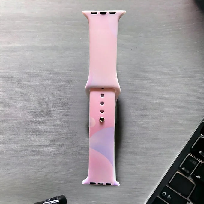 Solid & Watercolor Apple Watch Silicone Bands