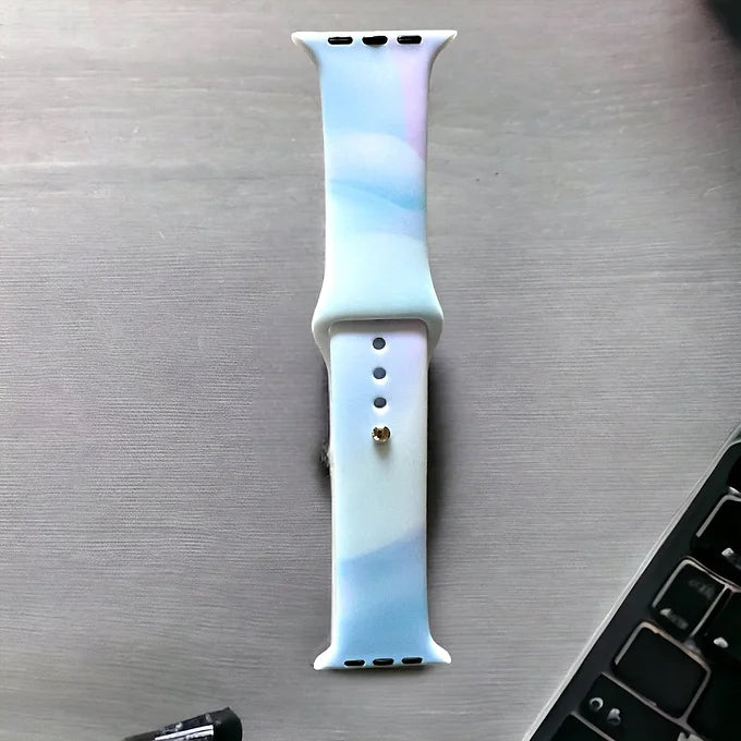 Solid & Watercolor Apple Watch Silicone Bands