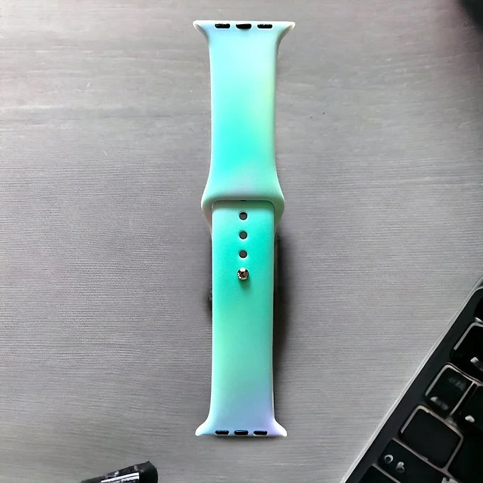 Solid & Watercolor Apple Watch Silicone Bands