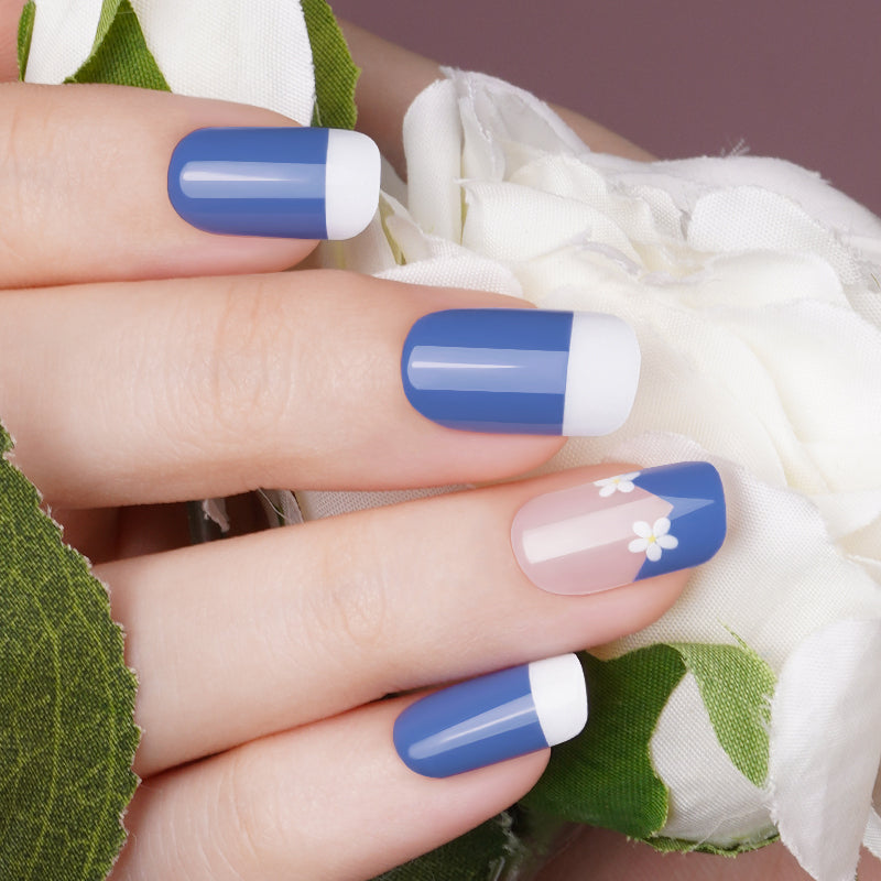 French Tip Flowers