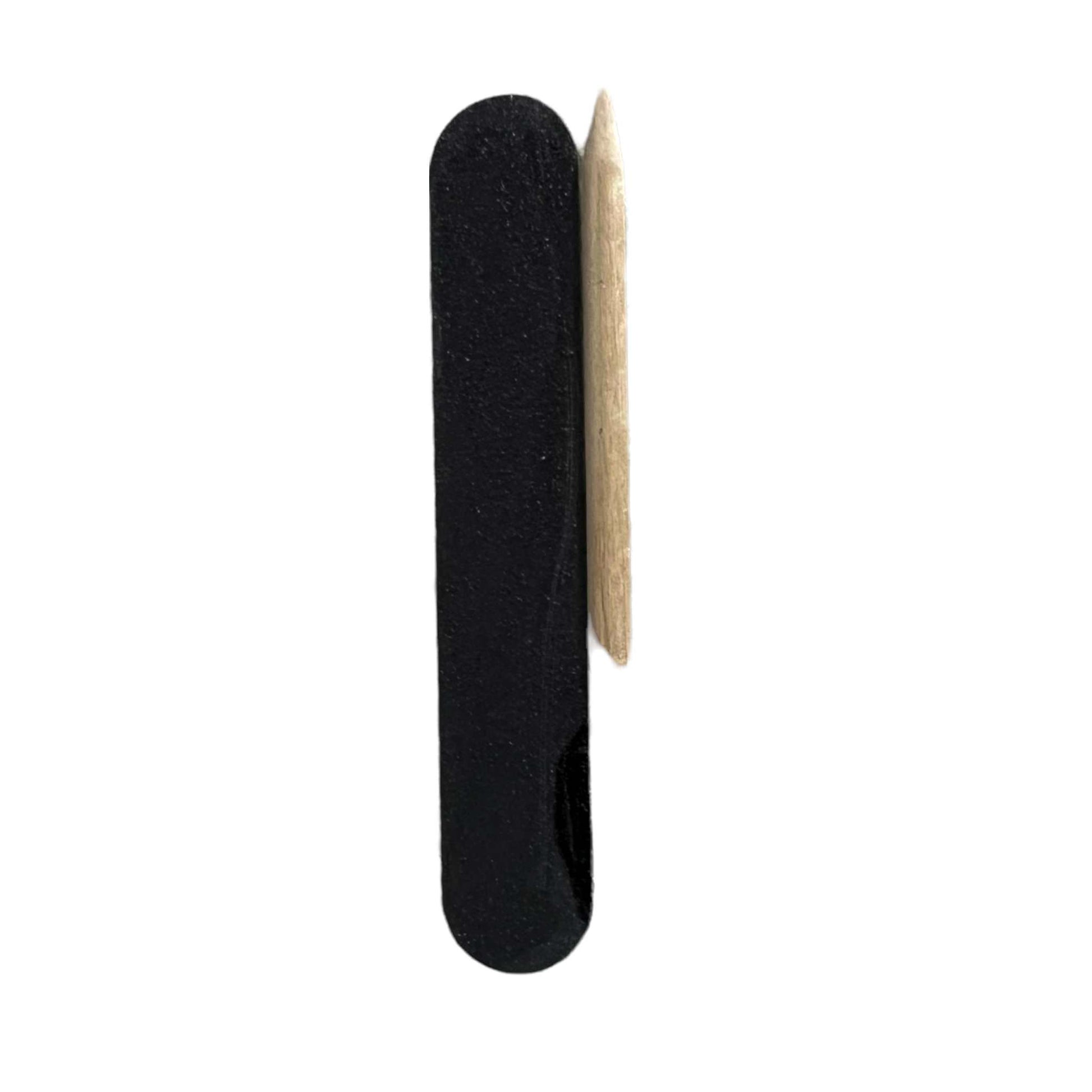 Black Nail File & Cuticle Stick set